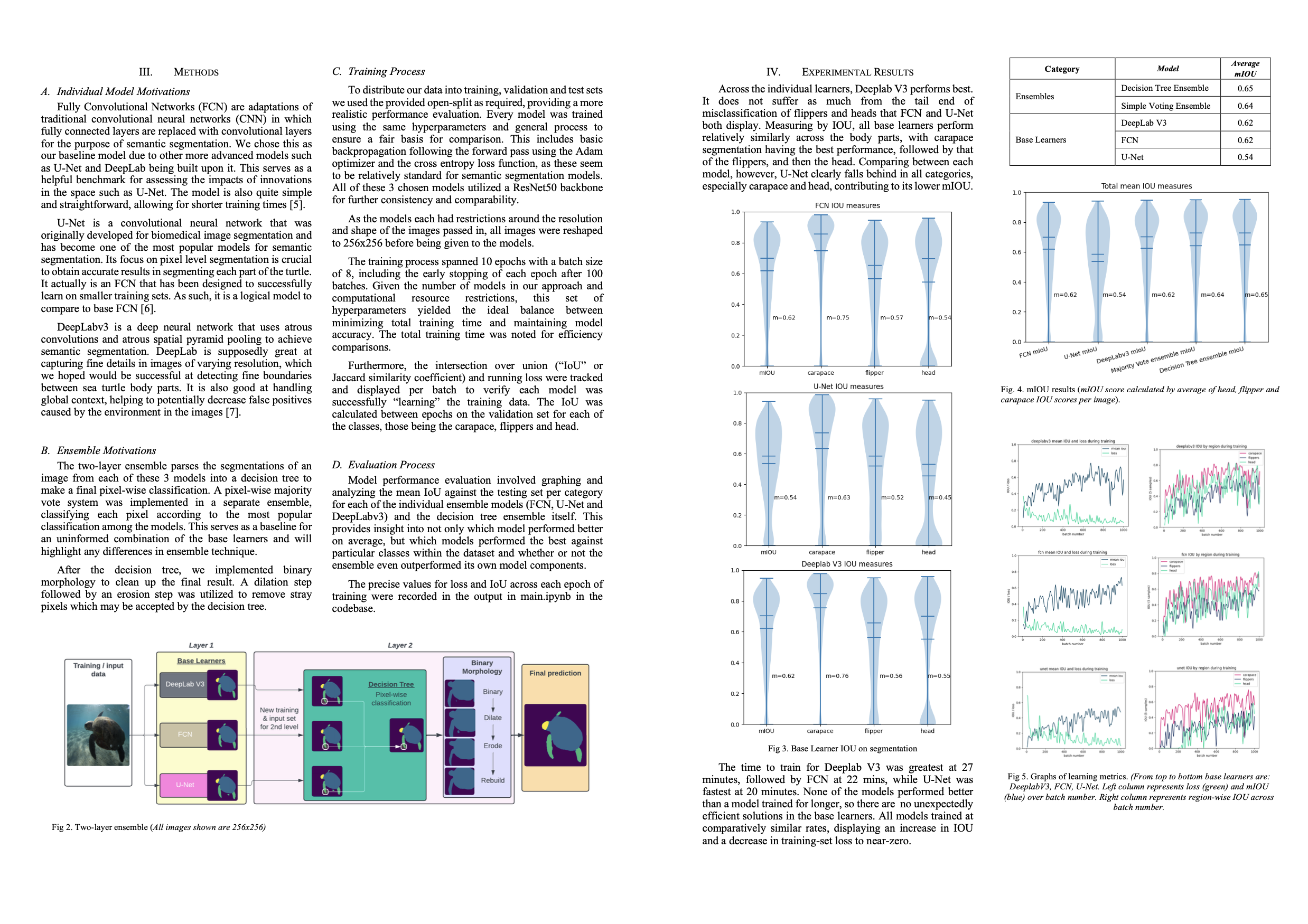 Sea Turtle Semantic Segmentation Ensemble